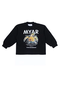 Myar Kids Animals Printed Crewneck Sweatshirt