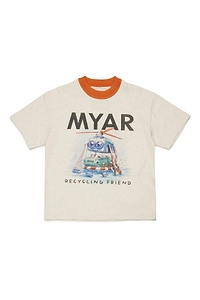 Myar Kids Graphic Printed Crewneck T-Shirt