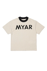 Myar Kids Logo Printed Crewneck T-Shirt