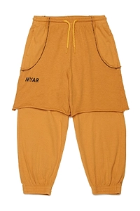 Myar Kids Layered Drawstring Trousers