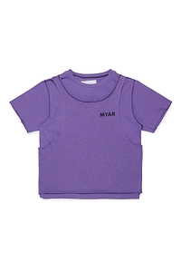 Logo Printed Layered T-Shirt