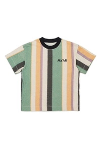 Myar Kids Striped Crewneck T-Shirt