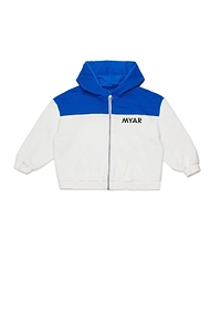 Myar Kids Two-Tone Zipped Hoodie
