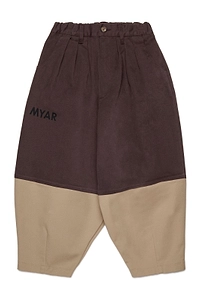 Myar Kids Two-Tone Oversized Pants