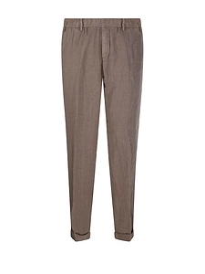 Myths Elastic-Waist Linen Pants