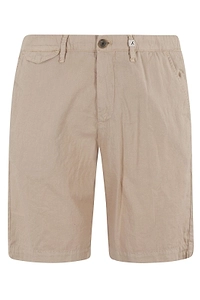 Myths Linen Blend Bermuda Shorts