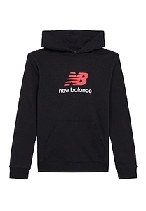New Balance Kids Logo-Printed Long-Sleeved Hoodie