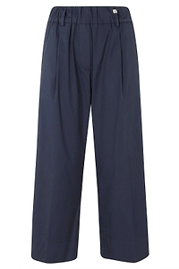 Myths Pleated Wide-Leg Pants