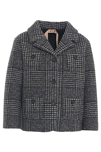 N°21 Checked Button-Up Jacket
