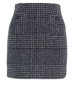 N°21 Check Patterned Mini Skirt