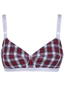 Checked Bra
