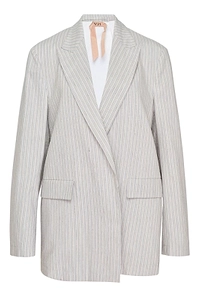 N°21 Double-Breasted Pinstriped Blazer