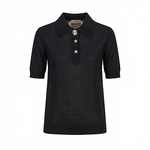 N°21 Embellished Polo Jumper
