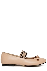 N°21 Kids Bow Detailed Ballet Flats
