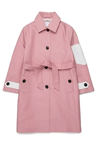 N°21 Kids Button-Up Belted Jacket