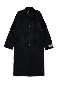 N°21 Kids Cape Detail Coat