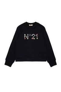 N°21 Kids Embellished Logo Sweatshirt