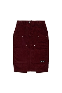 Corduroy Straight Skirt