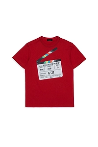 N°21 Kids Film Slate Print T-Shirt