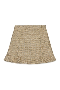 N°21 Kids Fringed Tweed Skirt