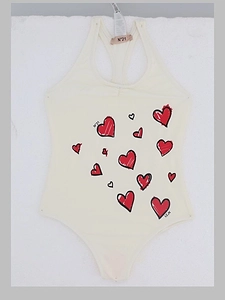 N°21 Kids Heart Print Swimsuit