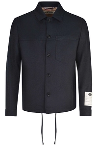 New York Resident Logo Patch Shirt Jacket
