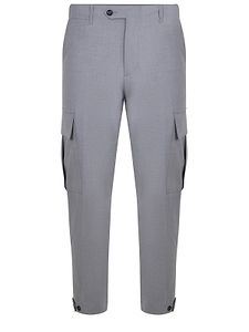 New York Resident Logo Patch Pleated Pants