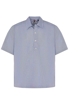 New York Resident Striped Short-Sleeve Shirt