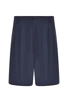 New York Resident Williams Pleated Bermuda Shorts