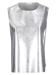 Niccolò Pasqualetti Metallic Zip Tank Top