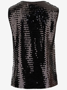 Niccolò Pasqualetti Sequined Sleeveless Top