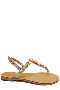 Nicolas Lainas Embellished Slingback Sandals