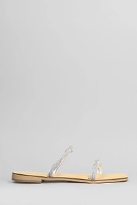 Nicolas Lainas Strap Embellished Flat Sandals