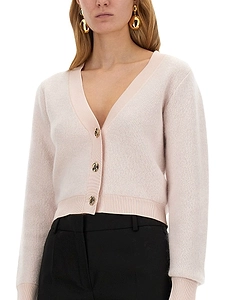 Nina Ricci Mohair Knit Cardigan Sweater