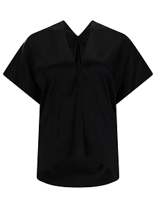 Nina Ricci Draped V-Neck Top