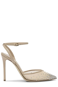 Ninalilou Embellished Ankle-Strap Heeled Pumps