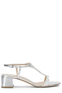 Ninalilou Embellished Block Heel Sandals