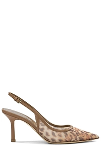 Ninalilou Slingback Printed Heeled Pumps
