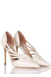 Ninalilou Strappy Patent Heeled Pumps