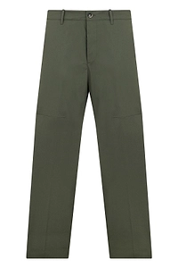 Nine In The Morning Straight-Cut Cotton Pants