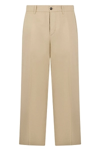 Nine In The Morning Wide-Leg Linen Pants