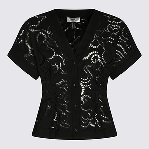 Nissa Broderie Short-Sleeve Jacket