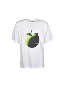 Oamc Peacemaker Apple-Printed Crewneck T-Shirt