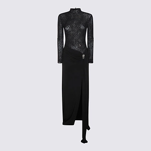 Nissa Embellished Lace Maxi Dress