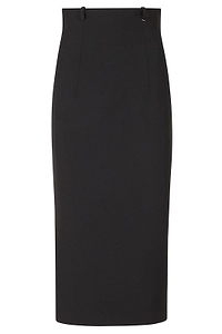 Nissa High-Waist Split Pencil Skirt