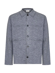Nn.07 Button-Front Shirt Cardigan