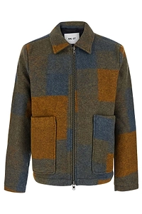 Nn.07 Checked Zip-Front Jacket