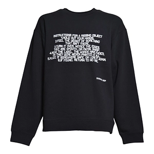 Oamc Peacemaker Slogan-Printed Crewneck Sweatshirt