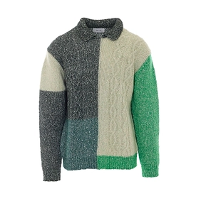 Earling Patchwork Knitted Sweater