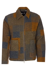 Nn.07 Gael Check Zip Jacket